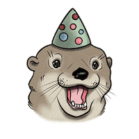 CrashingCadence otter approve approval party animal Sticker