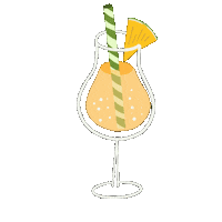 Summer Drinking Sticker by Demic