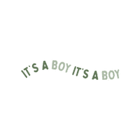 Its A Boy Omg Sticker by Mamaplaats