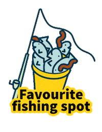 Where Are You Fishing Sticker by what3words