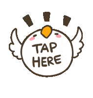 Bird Click Sticker by A Budgie's Life