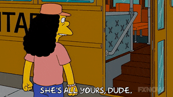 Episode 1 Otto Man GIF by The Simpsons