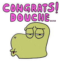 Congrats Mean Sticker by Luigi Segre
