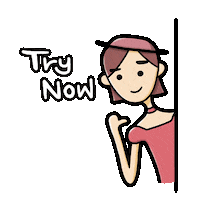 THDAMSHOES try tryit 쓰담 도전 Sticker