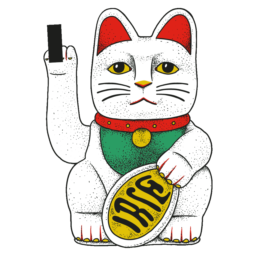 Cat Stay Different Sticker by IRIEDAILY