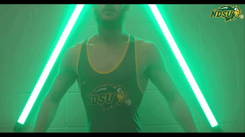 North Dakota State Wrestling GIF by NDSU Athletics