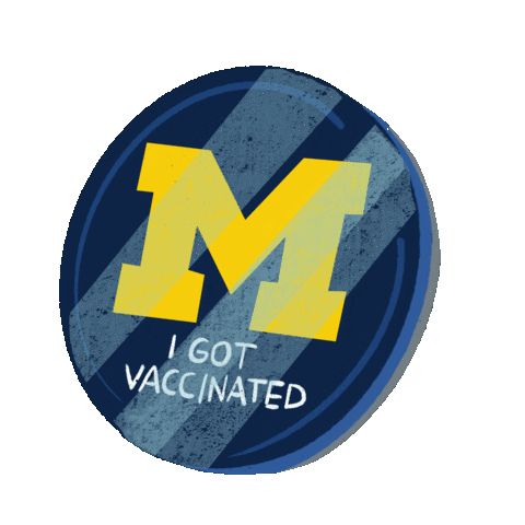 Medicine Vaccine Sticker by University of Michigan