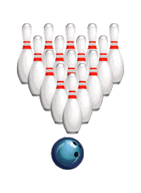 bowling Sticker by Game Station