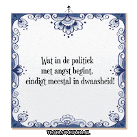 Nl Angst Sticker by Tegelspreuken.nl