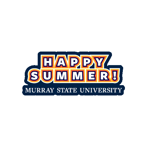 Blue And Gold Msu Sticker by Murray State University