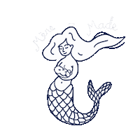 Mermaid Sirene Sticker by Tajinebanane