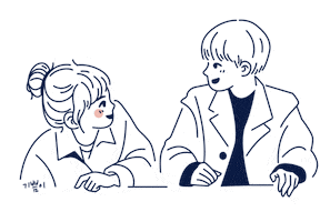 Law School Illustration Sticker