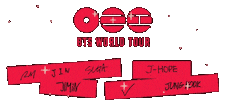 World Tour V Sticker