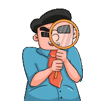 boxareus magnify magnifyingglass boxareus kacapembesar Sticker