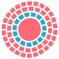 oneworldbooks logo colorful colors books GIF