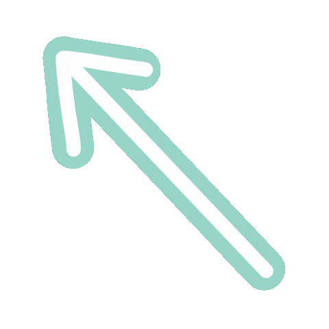 Blue Arrow Sticker by Creating for peques