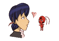 hannahsmithart miraculous miraculousladybug tikki Sticker