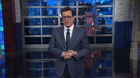 stephen colbert gloating GIF by The Late Show With Stephen Colbert