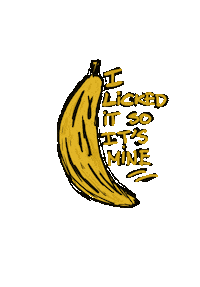 Banana Eat Sticker