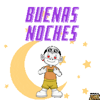 Good Night Buenas Noches Sticker by Zhot