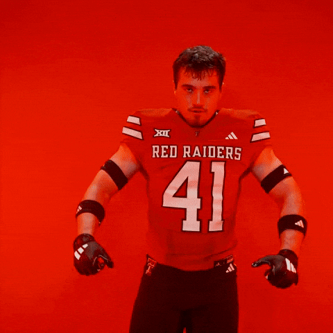 Brock Golwas GIF by Texas Tech Football