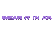 Wear It In Ar Sticker by Popul-AR
