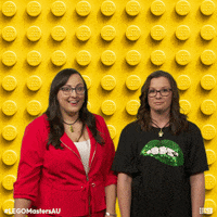 LEGOMastersAU point lego down jennifer GIF