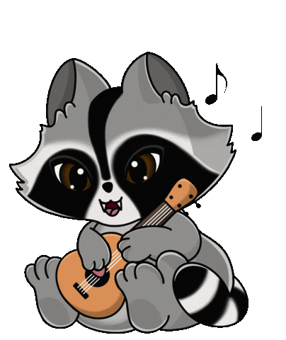 Happy Guitar Sticker