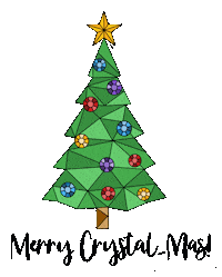 Merry Christmas Sticker by Contempo Crystals