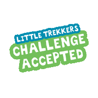 Challenge Accepted Sticker by Little Trekkers