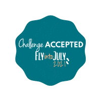 flyintojuly fly steps challenge accepted fly into july Sticker