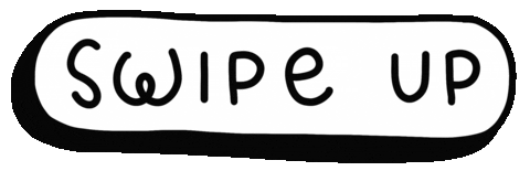 Swipe Up Black And White Sticker