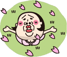 Spring Auntie Sticker