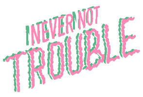 no good nick lol Sticker by NeverNotAwesome