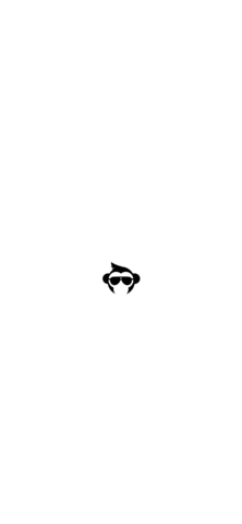 Monkey Bottle Sticker by Affengeil Cold Brew Coffee