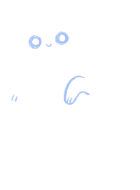 missjotun happy dancing halloween ghost Sticker