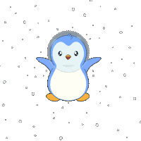 Floating To The Moon Sticker by Pudgy Penguins