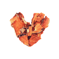 Sweet Potato Heart Sticker by healthybud