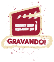 Gravando Sticker by Paprika Filmes
