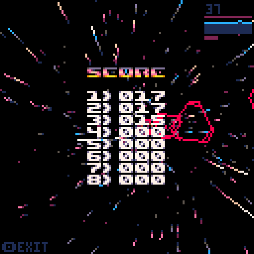 chiptune giphyupload starfield pico8 highscore GIF