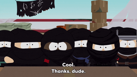 flag ninja GIF by South Park 