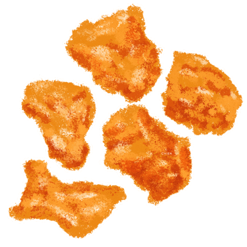 Chicken Snacks Sticker