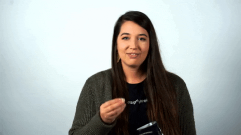 RockCityGeek giphyupload excited coffee thumbs up GIF