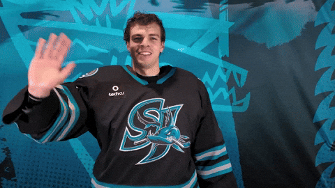 See Ya Hello GIF by San Jose Barracuda