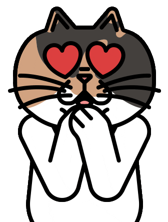 Cat Love Sticker