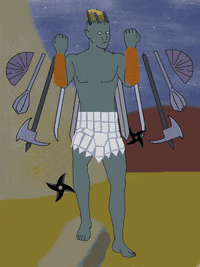 heavy metal badass GIF by NeonMob