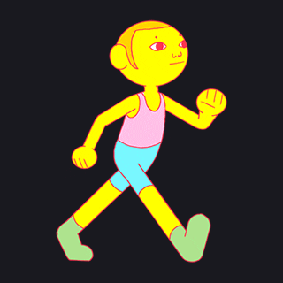 Lets Go Running GIF by Studio Picatrix