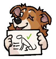 Mixed Breed Dog Sticker