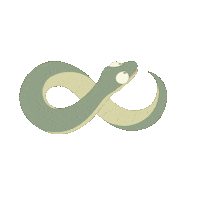 Loop Snake Sticker