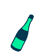 Party Champagne Sticker by SBE nv